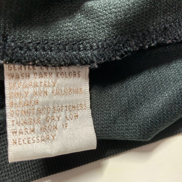 EP PRO Golf Sleeveless Polo Shirt Easy Care Poly Black with Pale Yellow Trim XL - Picture 10 of 11